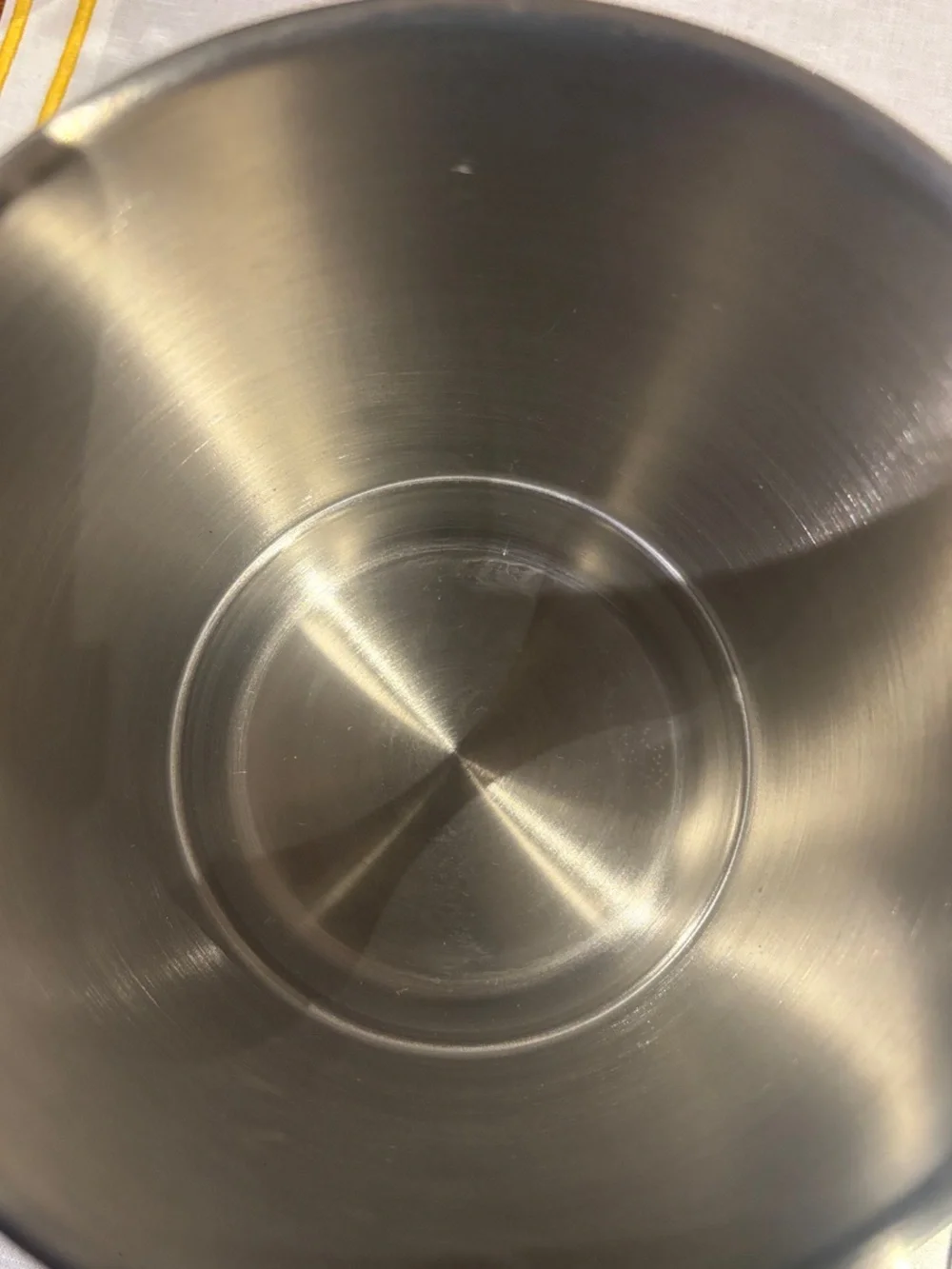 Williams Sonoma Polished Stainless Steel Ice Bucket with Lid, Silver 6.75” tall